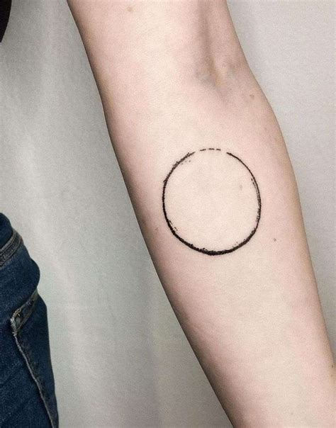 broken circle tattoo